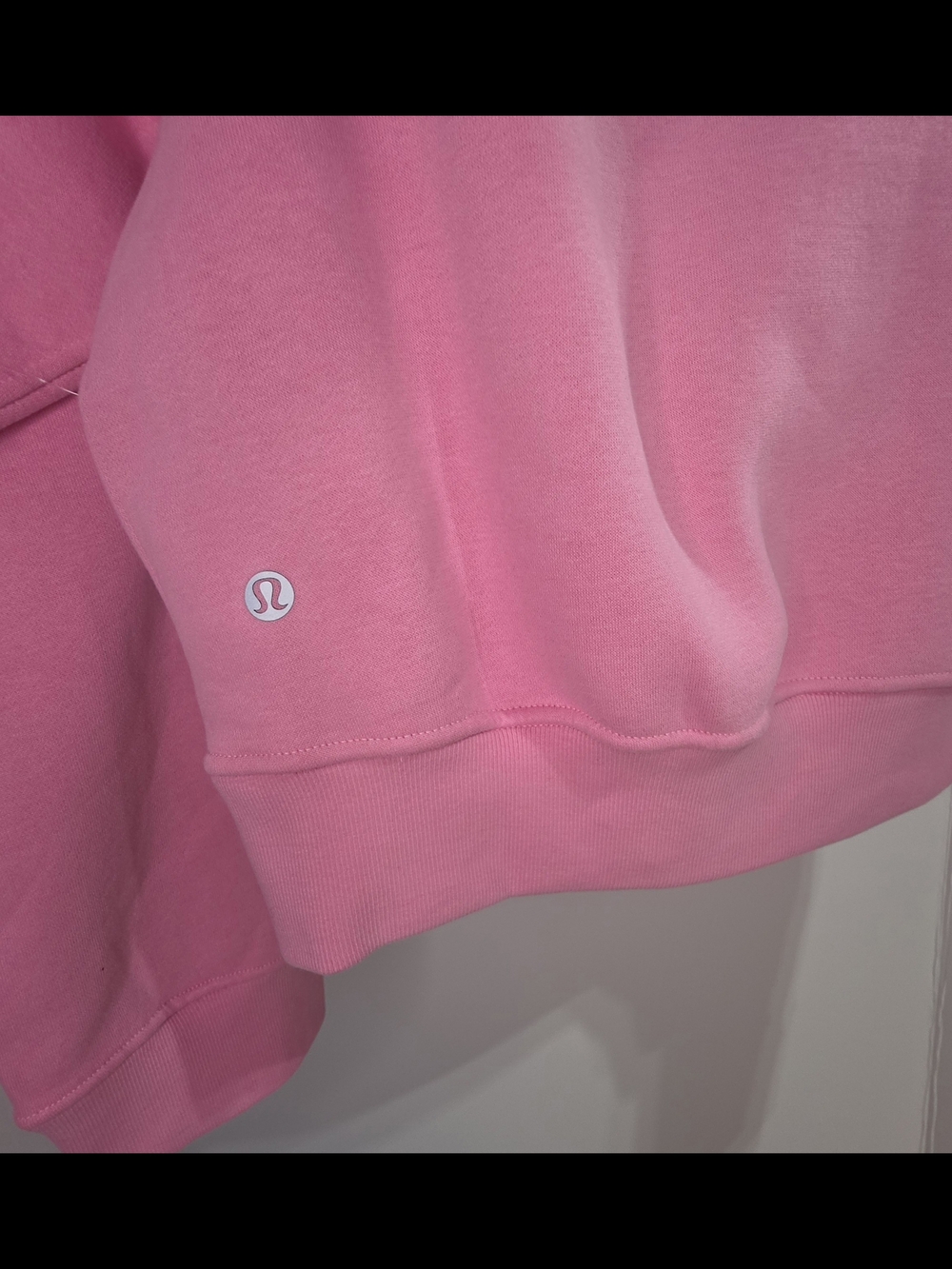 Lululemon W Steady State Crew Sweatshirt XS Pink NWT Cozy Fleece Pullover - Picture 3 of 4